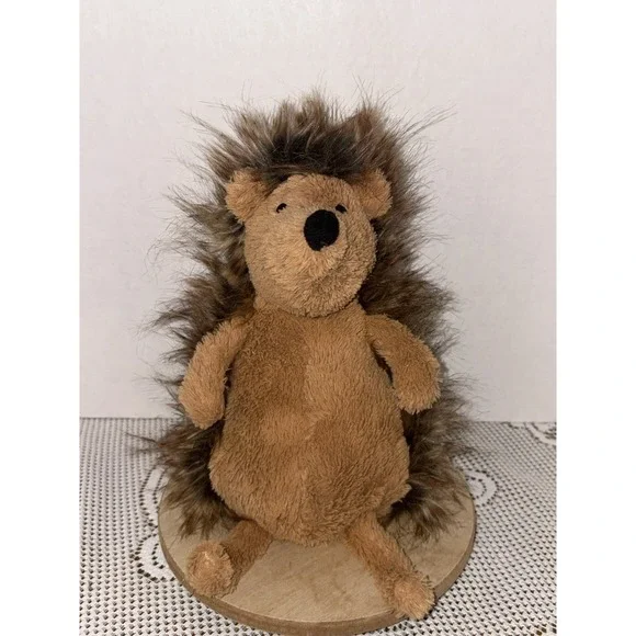 Jellycat London Spike Hedgehog Brown Plush Soft Toy Stuffed Animal 12" Retired - Picture 9 of 10